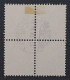 1936, SCHWEIZ 301 IIz Viererblock (SBK 205Az), Zentrischer Stempel, 250,-SFr - Gebraucht