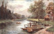 11249749 Datchet Thames Boote Steg Kuenstlerkarte Windsor And Maidenhead - Sonstige & Ohne Zuordnung