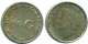 Delcampe - 1/10 GULDEN 1948 CURACAO NIEDERLANDE SILBER Koloniale Münze #NL12040.3.D.A - Curaçao
