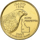 Delcampe - États-Unis, Quarter, Idaho, 2007, U.S. Mint, Golden, Cupronickel Plaqué - 1999-2009: State Quarters