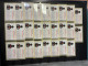 325 Very Scarce Label Stamps Testing Machine - Duplicates Stockbook - Ungebraucht