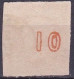 GREECE 1875-80 Large Hermes Head On Cream Paper 10 L Orange Vl. 64 - Used Stamps