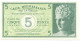 5 DRACME CASSA MEDITERRANEA DI CREDITO PER LA GRECIA 1941 FDS-/FDS - Other & Unclassified