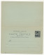 Entier Postal CP Double Au Type Sage Avec Volet Réponse - 10c Surchargé 1 Anna Zanzibar - 1904 - Covers & Documents
