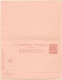 REGNO / COLONIE / ERITREA C12 / 03 (1903) CARTOLINA D. + R. C. 7 1/2 'FLOREALE' SOPRAST. 'COLONIA ERITREA' MILLESIMO 03 - Eritrea