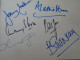 D203340  Signature -Autograph  - The King's Singers  Budapest Concert 1981  -  6 Autographs - Sänger Und Musiker