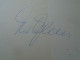 D203351  Signature -Autograph  -   Theo Adam - Opera Singer - Bass Baritone - Wagner, Bayreuth , Saatsoper Dresden  1981 - Singers & Musicians