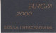 Europa Cept 2000 Bosnia/Herzegovina Sarajevo Booklet ** Mnh (59941) - 2000