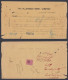 Inde British India 1915 The Allahabad Bank Debit Reciept, One Anna King George V Revenue Stamp - 1911-35  George V
