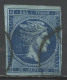 Grèce - Griechenland - Greece 1861-62 Y&T N°14A - Michel N°20 (o) - 40l Mercure - Chiffre 20 Au Verso - Used Stamps