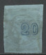 Grèce - Griechenland - Greece 1861-62 Y&T N°14A - Michel N°20 (o) - 40l Mercure - Chiffre 20 Au Verso - Used Stamps