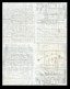 ● GRAN BRETAGNA 1842 ● Sete / Tessiture ● Piego In Epoca Penny Black Lettera Commerciale Con Annulli Rossi, Verso TRENTO - ...-1840 Precursori