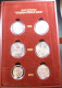 Italia - 6 X 1 Lira - Storia Della Lira - Serie Completa - KM# 204-205-206-207-219-220 - Gig# 481-483-485 - Mint Sets & Proof Sets