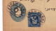 Postal Stationery USA New York Pour Frankfurt Germany Deutschland Benjamin Franklin One Cent - ...-1900