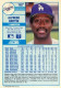 167 Alfredo Griffin - Los Angeles Dodgers - Carte Score Baseball 1989 - Other & Unclassified