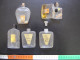 LOT Ancien Flacon Bouteille En Verre PARFUMERIE PARFUM Vintage Perfume Bis - Bottles (empty)