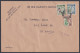 Jamaica 1957 Used Cover On Her Majesty's Service TO HMS Bigbury Bay, Frigate, At Kingston, British Navy, Flower, Fruits - Jamaïque (...-1961)