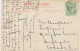 GB „BROADSTAIRS STATION.B.O / KENT“ Single Circle 24mm On Superb Coloured Artis Postcard (York Gate, Broadsairs), 1910 - Railway & Parcel Post