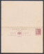 Lagos Penny Half Penny Queen Victoria Mint Unused UPU Postcard, Reply Post Card Universal Postal Union Postal Stationery - Nigeria (...-1960)