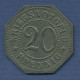 Schwarzburg-Sondershausen 20 Pfennig O. J. Wappen, J N8 Vz (m6200) - Andere & Zonder Classificatie