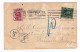 USA 1906 Manchester New York Bruxelles Belgique Tax 5 Centimes  J.P Morgan Exchange Stamp One Cent Benjamin Franklin - Cartas & Documentos