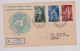 YUGOSLAVIA 1953 TRIESTE B FDC Cover Registered To Italy - Covers & Documents