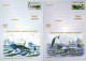 224  Baleines: 4 Entiers (c.p.) 2003 - Whales, Whaling Stationery Postcards. Whale Baleine - Balene