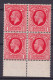 Great Britain 1934 Mi. 176 X, ½ Pence King George V., 4-Block W. Bottom Margin, MNH**/MH* (2 Scans) - Unused Stamps