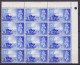 Great Britain 1948 Mi. 236, 2½ Pence King George VI., Liberation Of Cannel Islands, 2x 20-Blocks W. Margins, MNH** - Unused Stamps