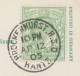 GB „BROCKENHURST.R.S.O / HANTS“ (Hampshire) Single Circle 22mm On Superb Coloured Vintage Postcard (The High Street, Lym - Bahnwesen & Paketmarken