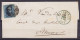 L. Affr. N°4 D24 Càd Bleu BRUXELLES /14 FEVR 1851 Pour ANVERS (au Dos: Càd Arrivée ANVERS) - 1849-1850 Medaillen (3/5)