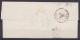 L. Affr. N°4 D24 Càd Bleu BRUXELLES /14 FEVR 1851 Pour ANVERS (au Dos: Càd Arrivée ANVERS) - 1849-1850 Médaillons (3/5)