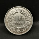 1 FRANC SUISSE ARGENT 1944 B BERNE HELVETIA DEBOUT / SWITZERLAND SILVER - 1/2 Franken