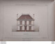 PETITES CONSTRUCTIONS FRANCAISES PL. 13 A 16 EDIT. THEZARD  MAISON BOURGEOISE - Architektur