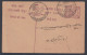 Inde British India Jaipur State 1940 Used 5 Anna Postcard, Horse Carriage, Horses, Post Card, Postal Stationery - Jaipur