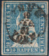 Heimat BE Thun 1861-02-19 Fingerhutstempel Auf Strubel 10 Rp. SBK#23G - Used Stamps