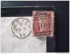 GRAN BRETAGNA 1880 COVER ONE PENNY TAV. 71 RED GOOD CONSERVATION !!! - Cartas