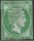 GREECE 1861 Large Hermes Head Coarse Provisional Athens Print 5 L Green Vl. 10  / H 11 I D - Nuevos