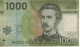 CHILE  1'000  Pesos ,   POLIMER  P161e   2014    "Ignacio Carrera Pinto + Guanacos In National Park" - Chili