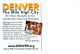 USA DENVER The Mile High City LENTICULAR 3D Vintage Cartolina CPSM #PAZ180.IT - Denver