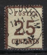 FRANCE Alsace-Lorraine Ca.1871:  Le Y&T 7b (burelage Renversé), TB Obl. CAD "Geispoldsheim" RR, Forte Cote - Used Stamps