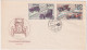 1969-Cecoslovacchia Automobili Serie Cpl. (1713/5) Su Due Fdc - Lettres & Documents