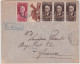 1936-Eritrea Lettera Affr. 10c.+ Etiopia Striscia Del 30c.+50c. Annillo Posta Mi - Erythrée