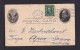 1908 - 1 C. Ganzsache Mit Zufrankatur Ab Brooklyn Nach SAMOA, Nachgesandt Nach TONGA - Brieven En Documenten