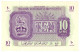 10 LIRE OCCUPAZIONE INGLESE TRIPOLITANIA MILITARY AUTHORITY 1943 QFDS - Occupazione Alleata Seconda Guerra Mondiale