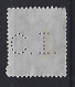 Italy 1955 Italia Turrita (o) Mi. 11 (Perfin C.I.) - Revenue Stamps
