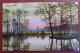 Cpa Paysage Arbres - Eau - Belle Oblitération Multiple - 1929-1937 Heraldieke Leeuw