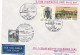 1983-San Marino Aerogramma Volo Speciale In Formazione Per Il Cinquantenario Del - Lettres & Documents