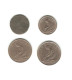 212/ BELGIQUE : 5 Centimes 1915 - 50 Centimes 1932 - 1 Franc 1922 X 2 - 1 Franc