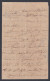 Inde British India 1866 East India Company Queen Victoria, Delhi And London Bank, Sheet Cover, Envelope - 1858-79 Kolonie Van De Kroon